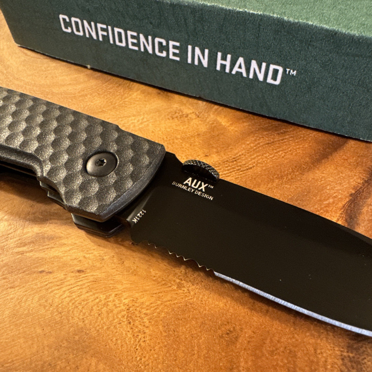 CRKT 1221K AUX Folder Knife Pocket Clip