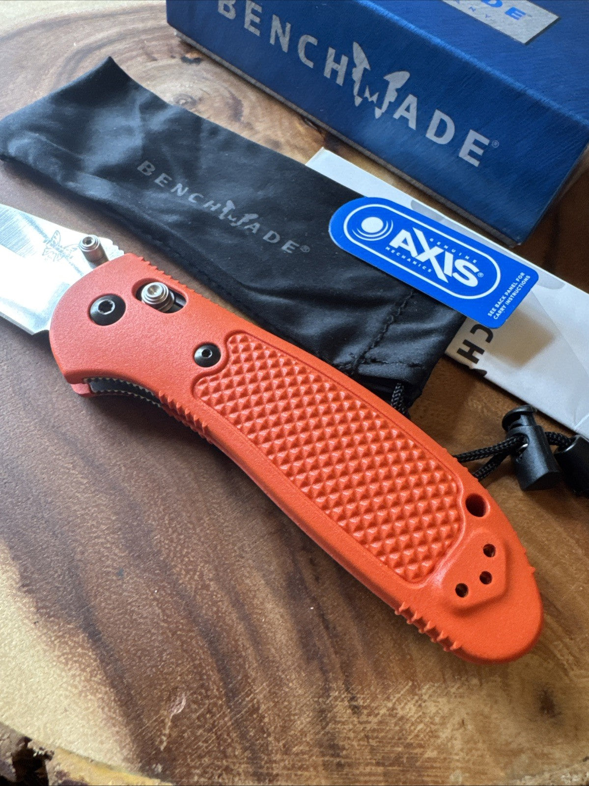 ⭐️Benchmade⭐️ Griptilian 551 Orange DISCONTINUED NEW