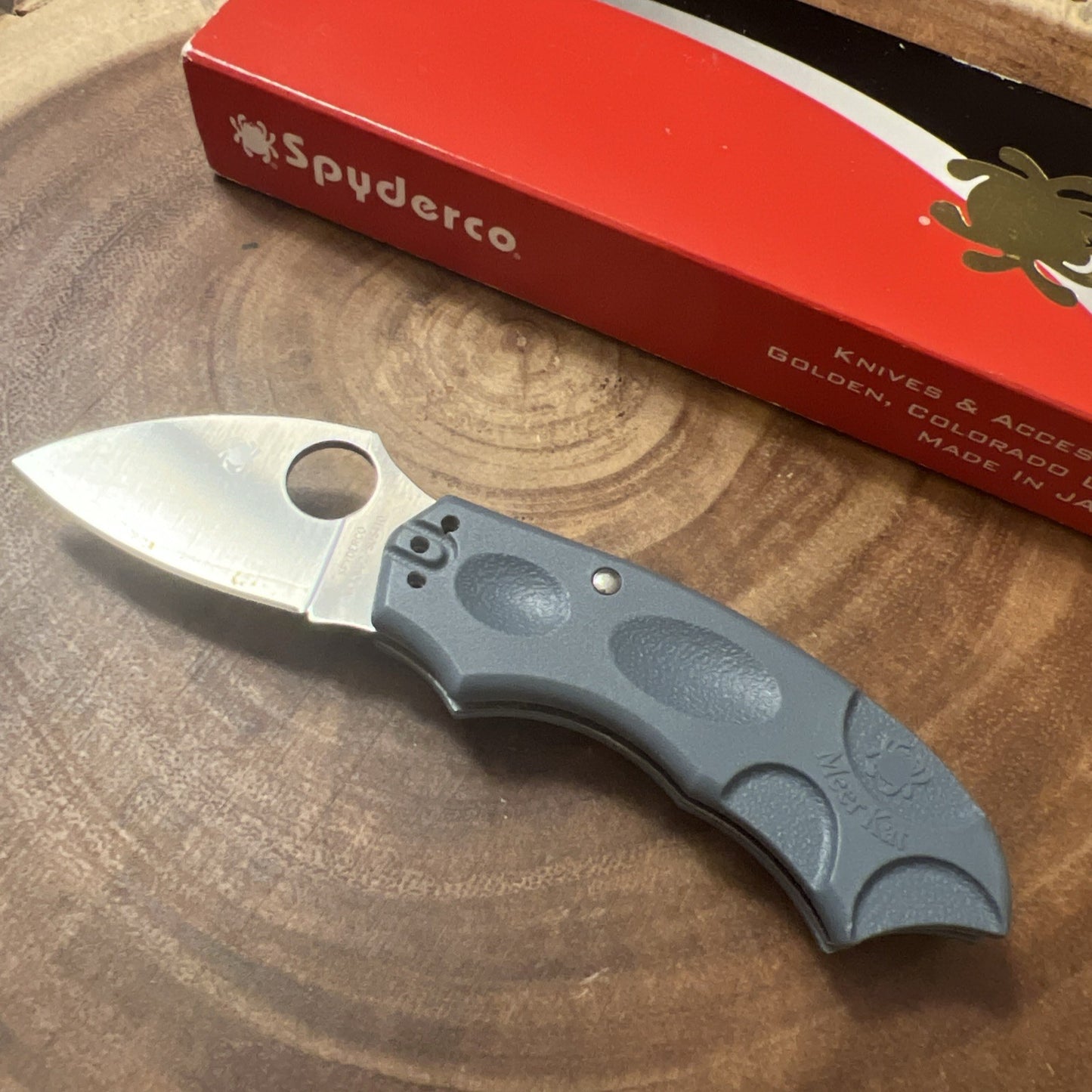 Spyderco Meerkat Sprint Run V-Toku 2 Blue FRN *NEW IN BOX*