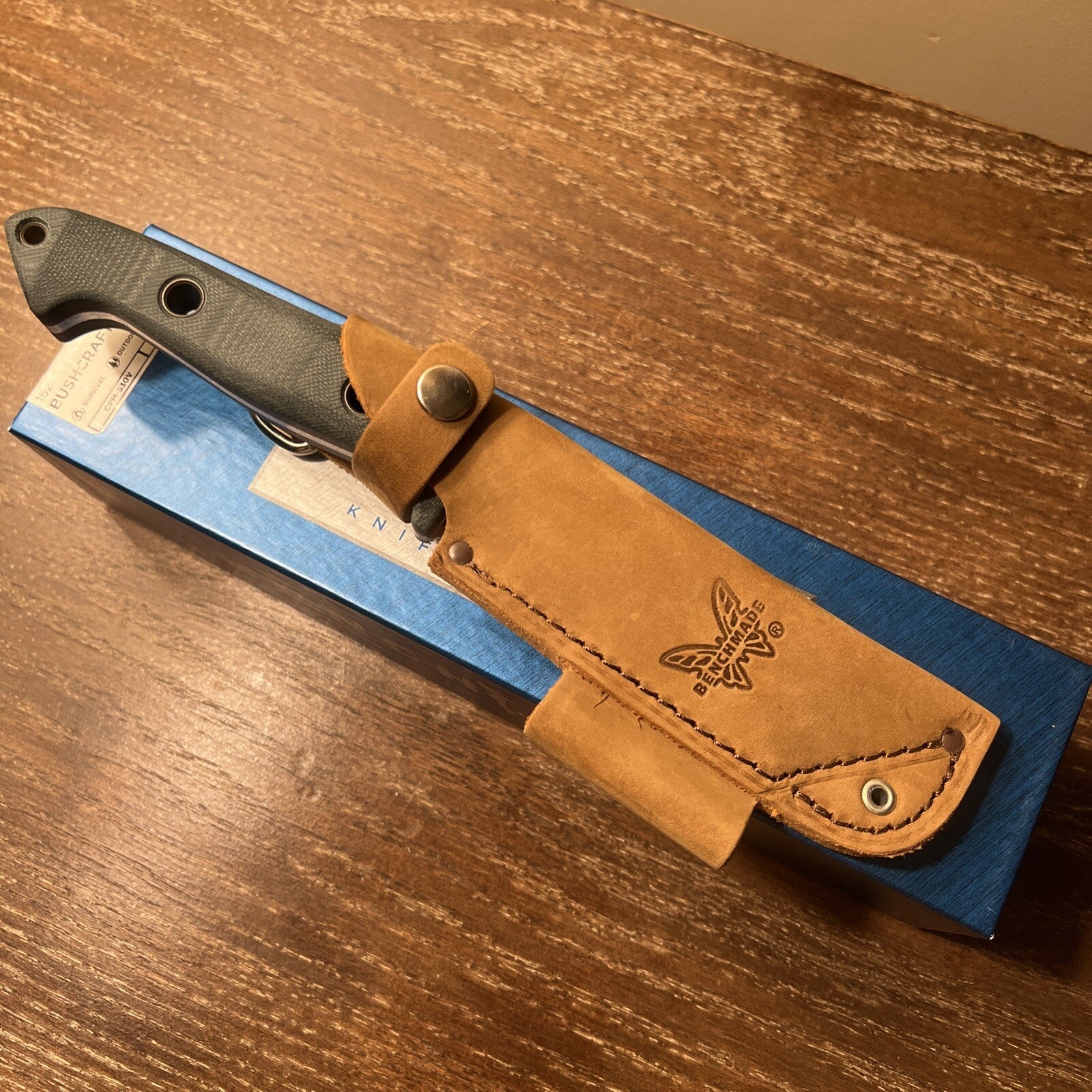 ⭐️BENCHMADE⭐️ 162 BUSHCRAFTER S30V FIX BLADE NEW IN THE BOX