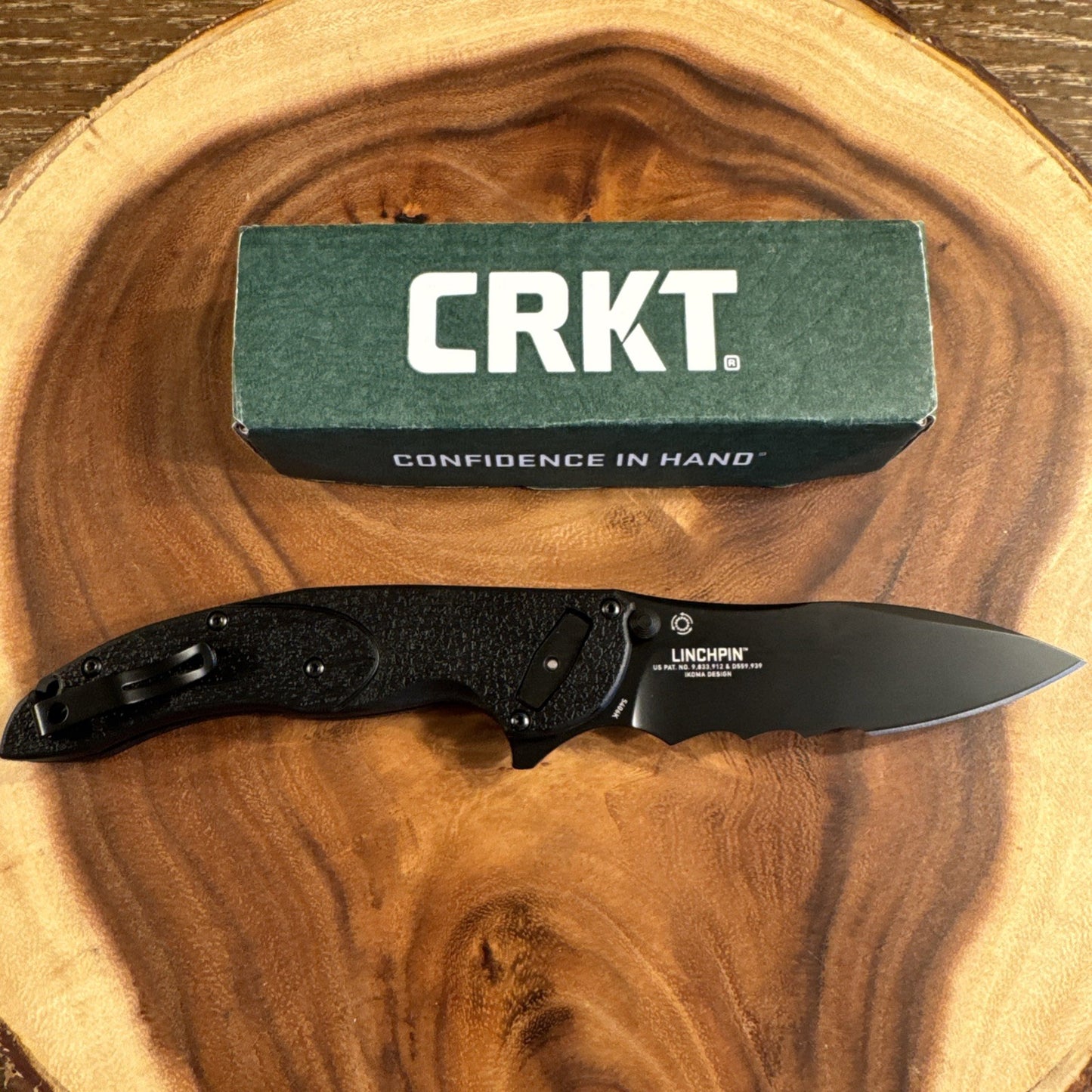 CRKT 5406K Linchpin Black With Serra
