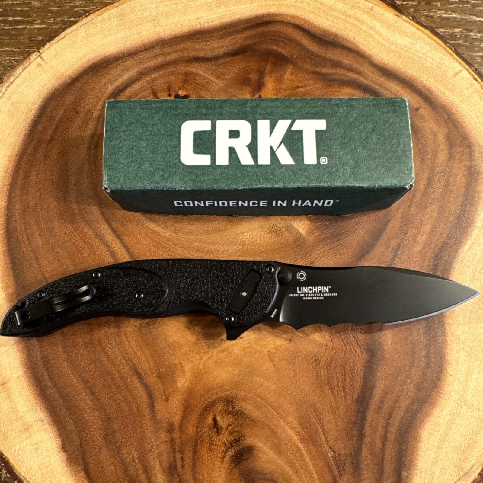 CRKT 5406K Linchpin Black With Serra