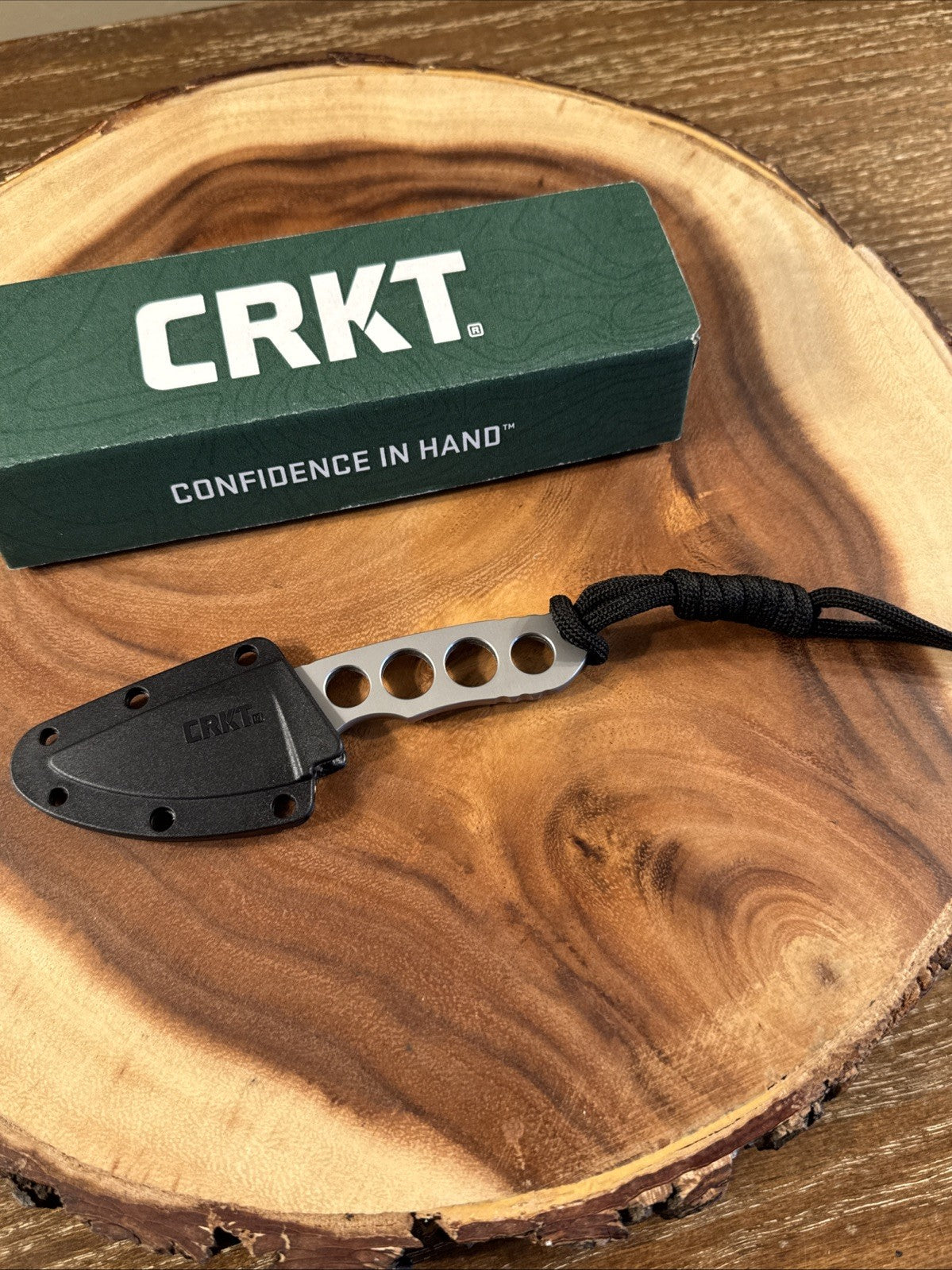CRKT BITA Jesper Voxanes 2408  Ultra Light Pack Blade Camp Neck Knife EDC Carry 