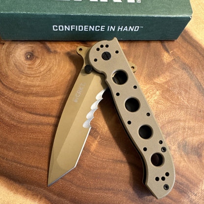 CRKT M16-14DSFG EDC Folding Pocket Knife: Special Forces Everyday Carry, Tan ...