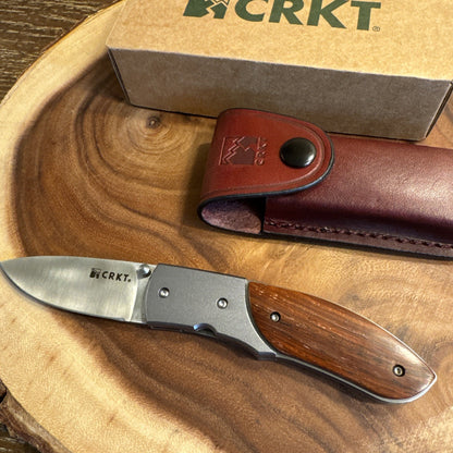 CRKT Kommer 30-30 Cocobolo 2865W 4.0" Linerlock Folding Pocket Knife!