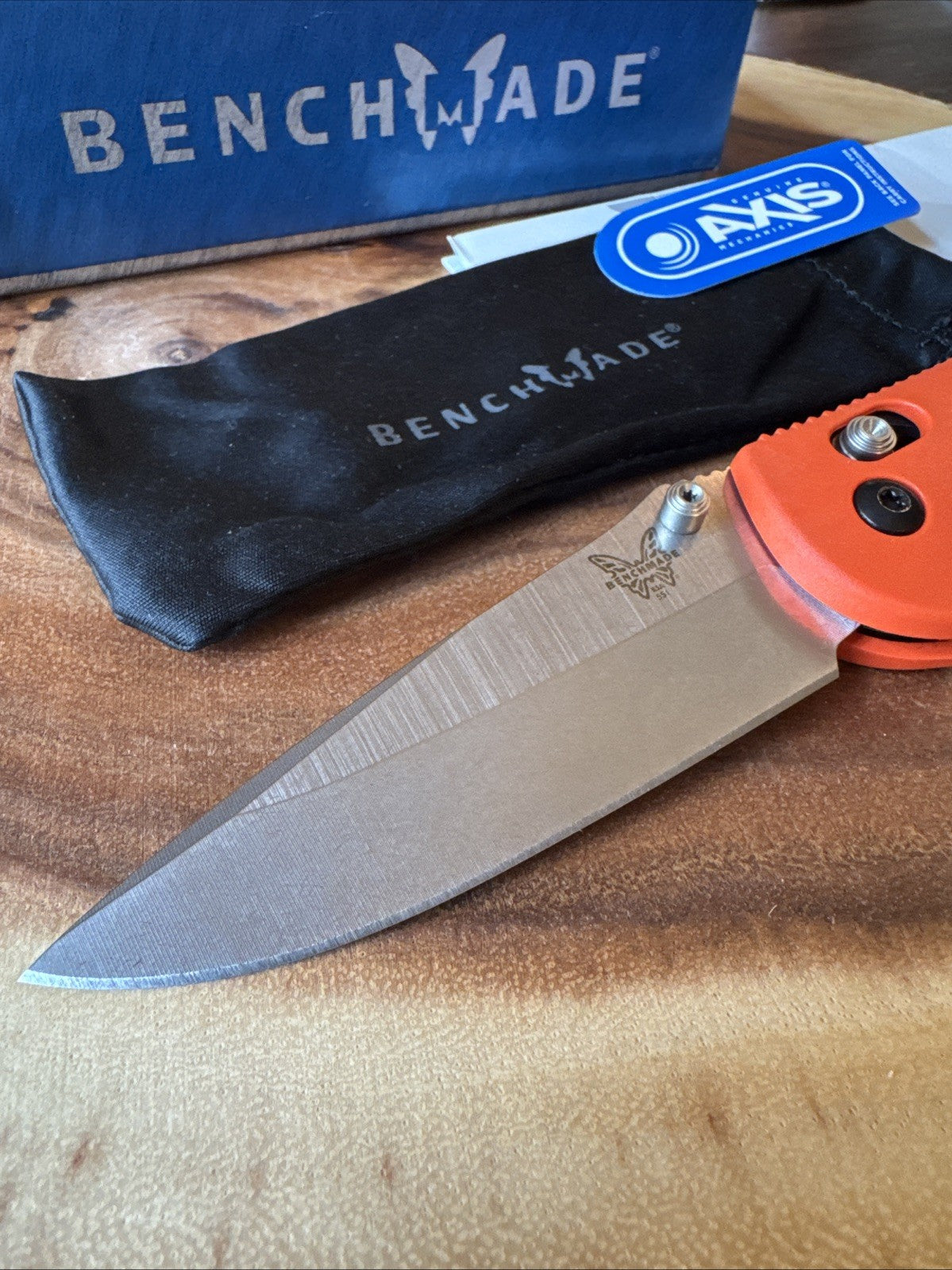 ⭐️Benchmade⭐️ Griptilian 551 Orange DISCONTINUED NEW