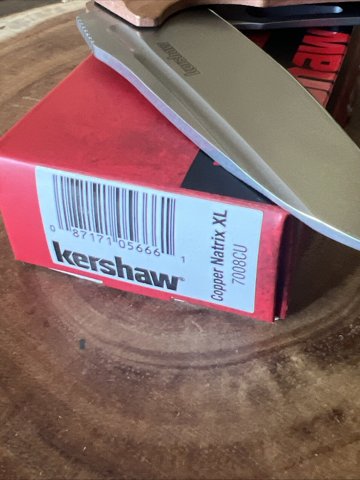 Kershaw Copper Natrix XL 7008CU Sub-Frame Lock Spring Assisted