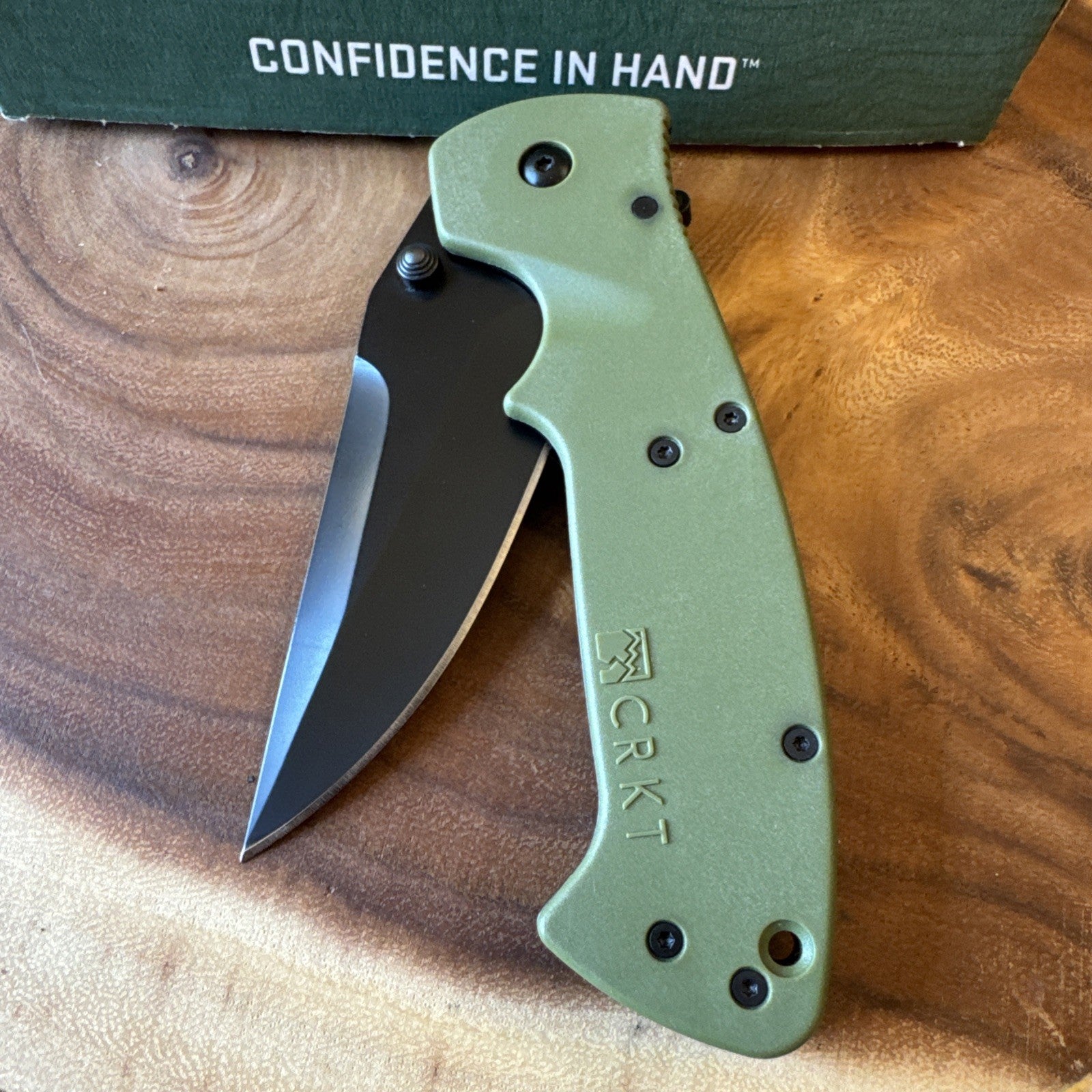 CRKT Crawford Kasper Green BNIB