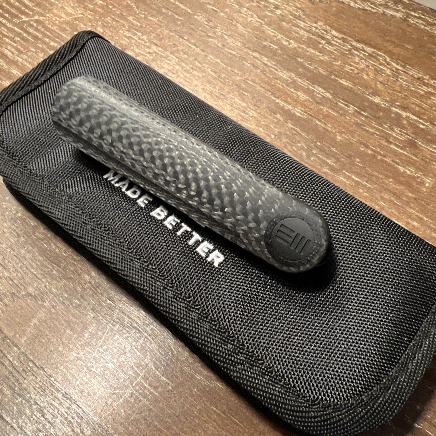 WEKNIFE Eidolon Front Flipper Knife Carbon Fiber Handle NEW NO BOX