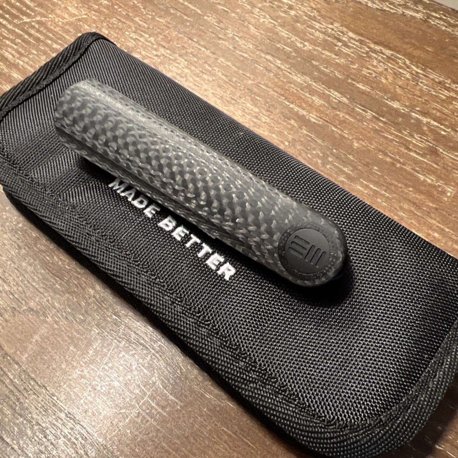 WEKNIFE Eidolon Front Flipper Knife Carbon Fiber Handle NEW NO BOX