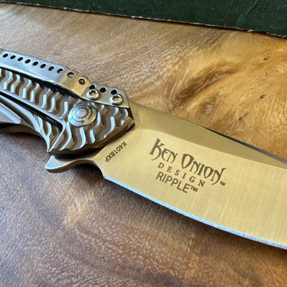 CRKT K401BXP Onion Ripple Bronze Discontinued