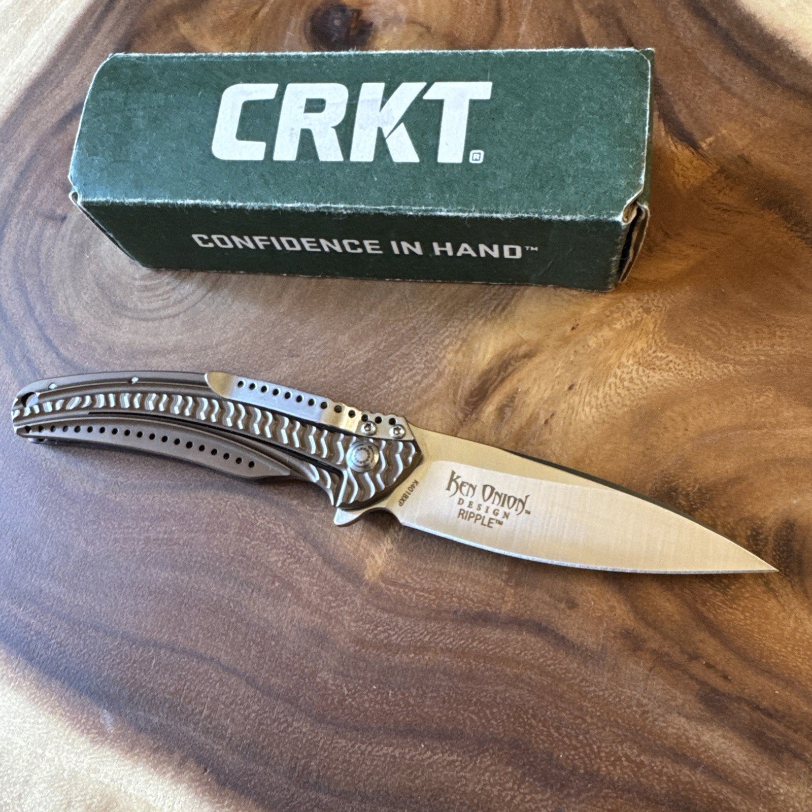 CRKT K401BXP Onion Ripple Bronze Discontinued