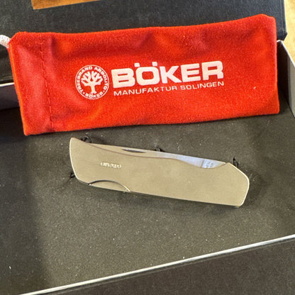 Boker Solingen Titan 2 New 112009 Titanium Folding Knife