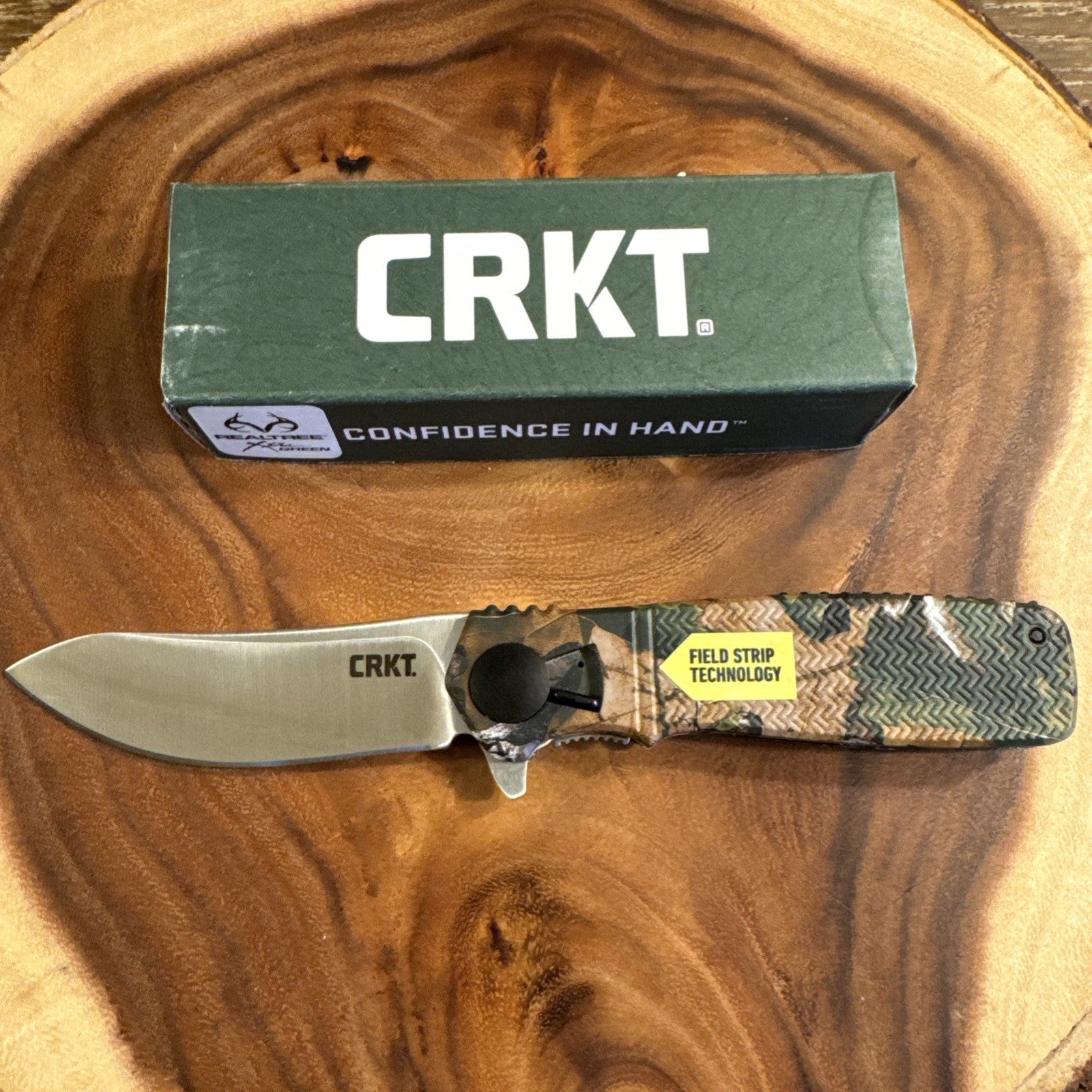 CRKT K265CXP Realtree Camo Homefront Field strip Technology