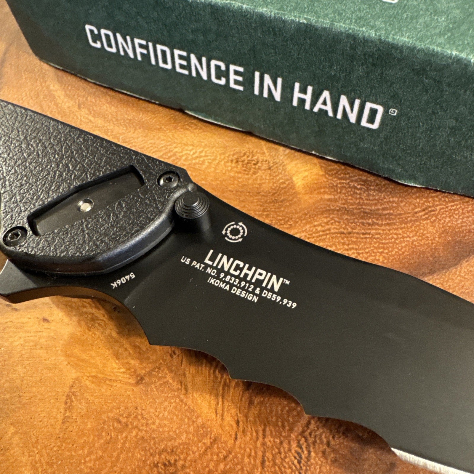 CRKT 5406K Linchpin Black With Serra