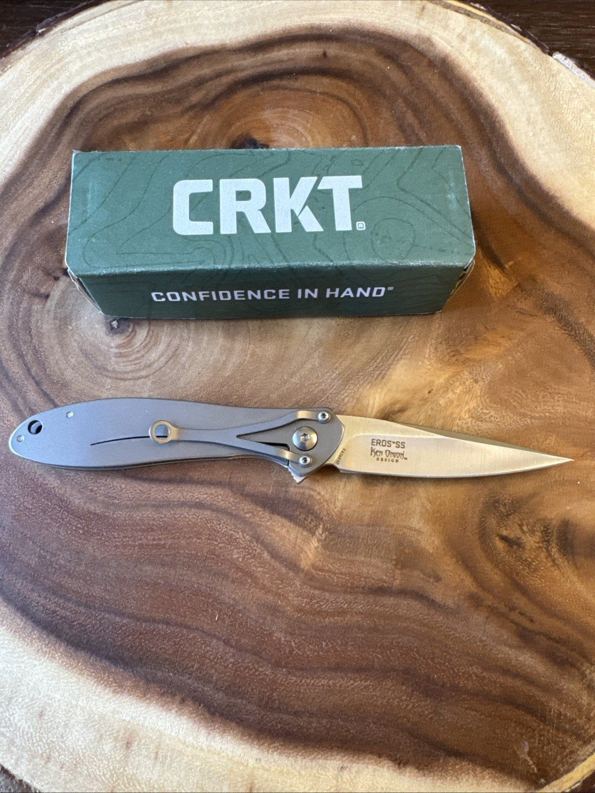 CRKT Eros K456XXP IKBS  Flipper Stainless - Kershaw Leek Alternative Ken Onion