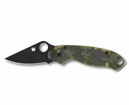 Spyderco Para 3 Black Blade Camo C223GPCMOBK New with box